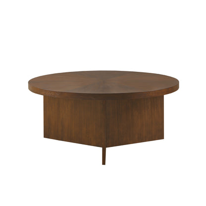 Sadie Round Coffee table - Brown