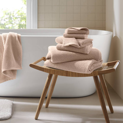 Diagonal Ribbed - Beige