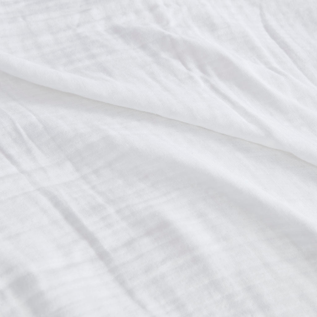 Gauze 100% Cotton Lightweight Blanket - White