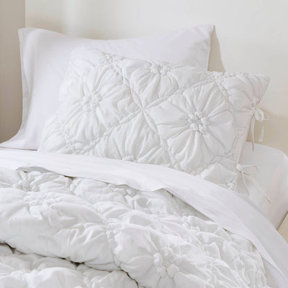 Lily Comforter Set - White