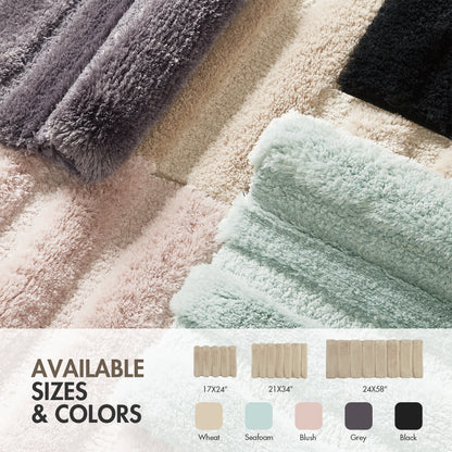 Tufted Pearl Channel Rug - Wheat