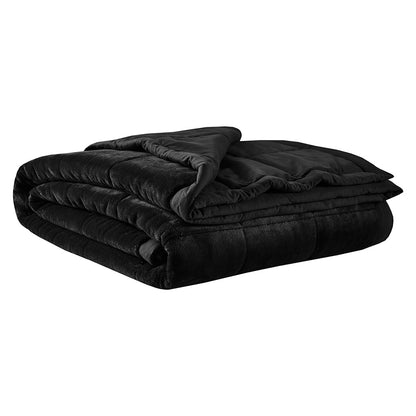 Coleman Reversible HeiQ Smart Temperature Down Alternative Blanket - Black