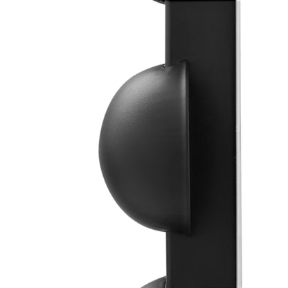Marlowe Beaded Round Wall Mirror - Black