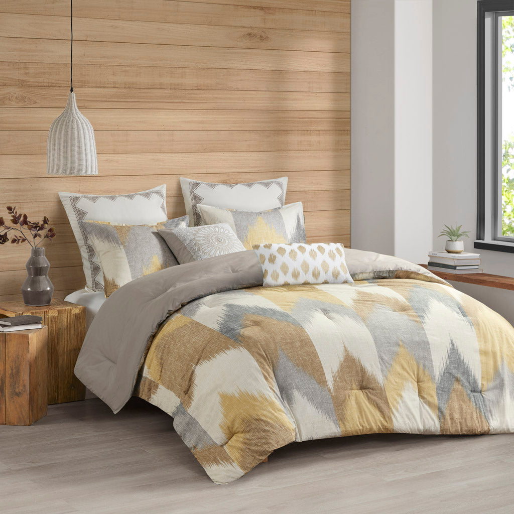 Alpine Cotton Comforter Mini Set - Yellow