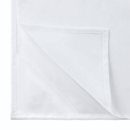 Plain Weave Essential Shower Curtain- Solid - White