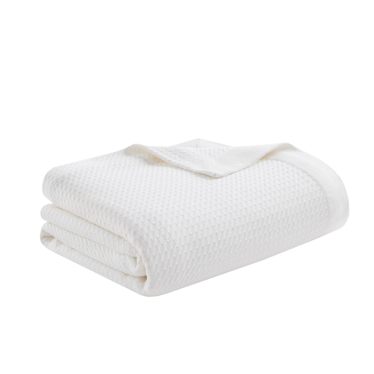 100% Certified Egyptian Cotton Blanket - White
