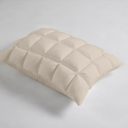 Stay Puffed Overfilled Pillow Protector Single Piece - Tan