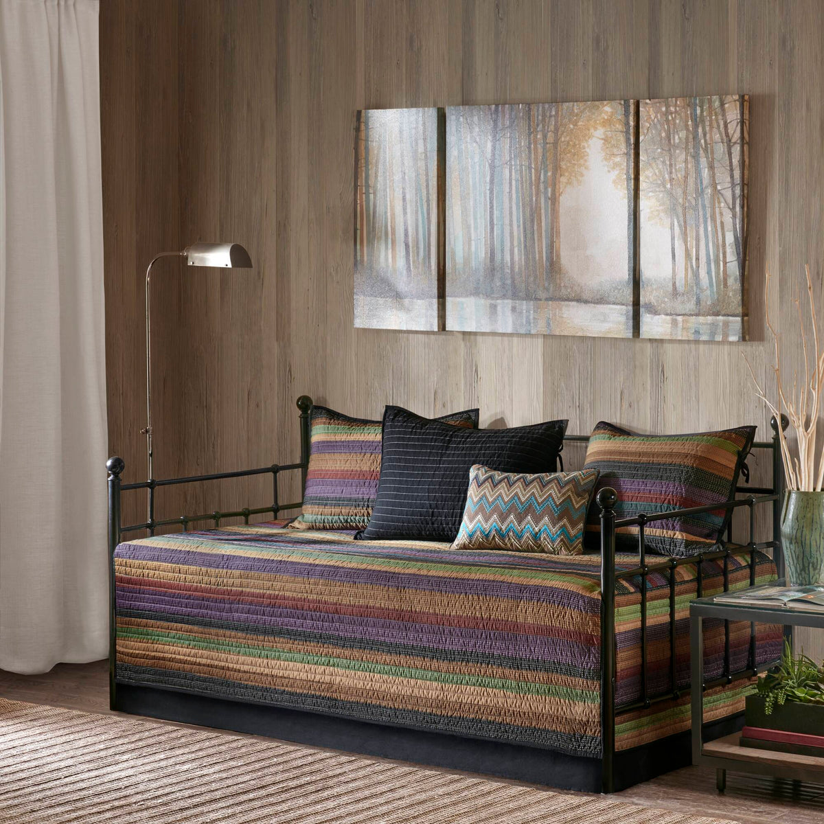Yosemite 6 Piece Reversible Daybed Cover Set - Multi