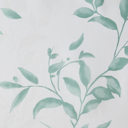 Cecily Burnout Printed Shower Curtain - Seafoam