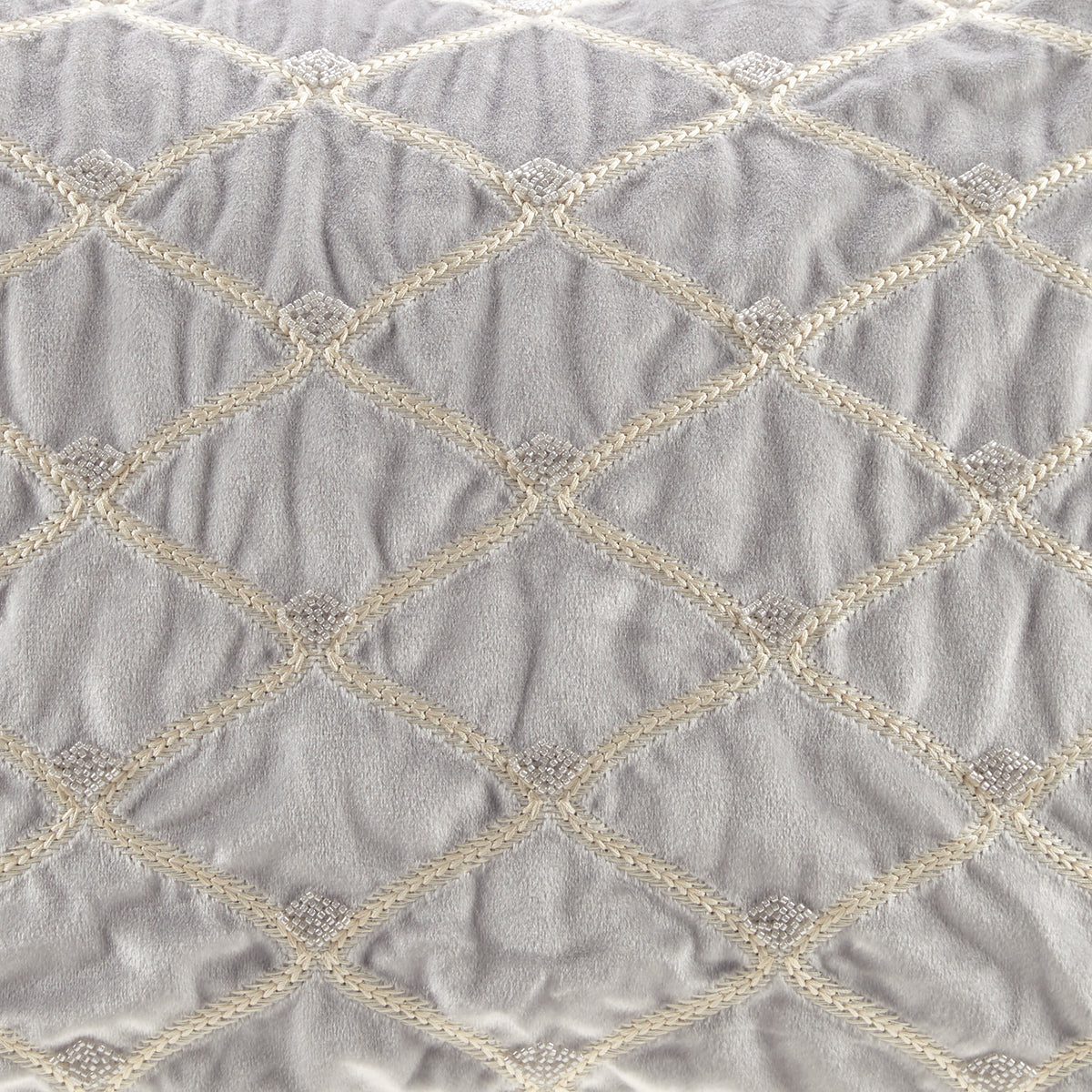 Aumont Oblong Decor Pillow - Silver