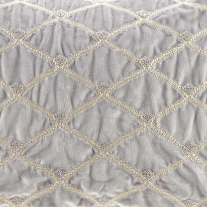 Aumont Oblong Decor Pillow - Silver