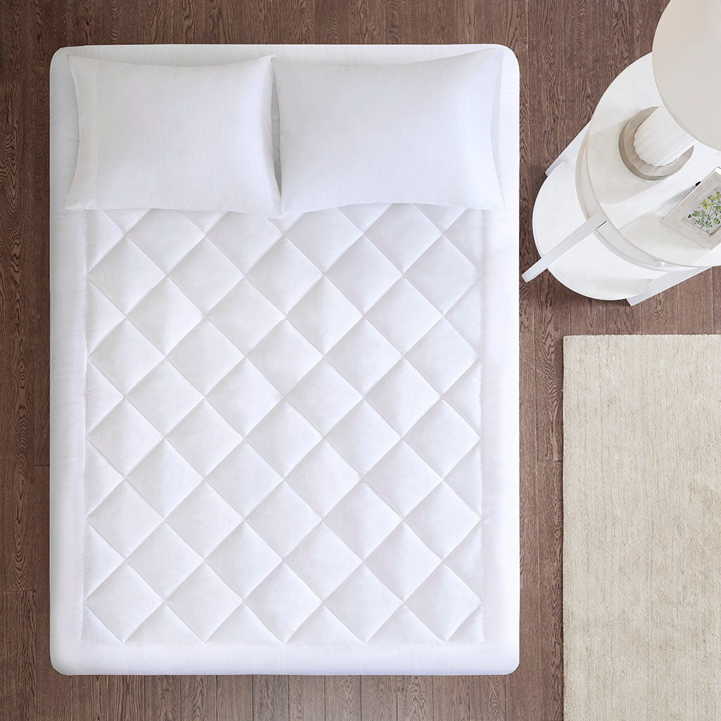 Serenity Deep Pocket Waterproof Mattress Pad - White