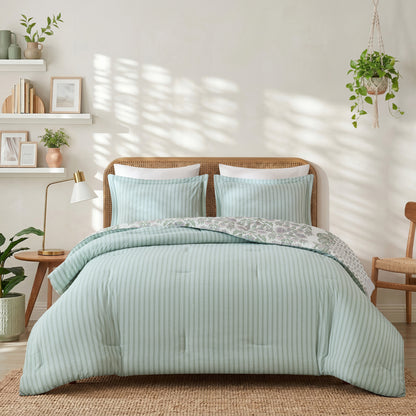 Tilly Comforter Set - Green
