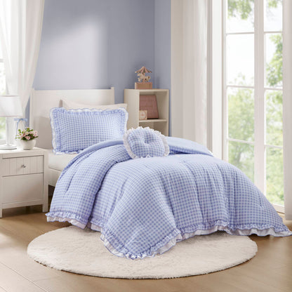 Rowena Comforter Set - Blue