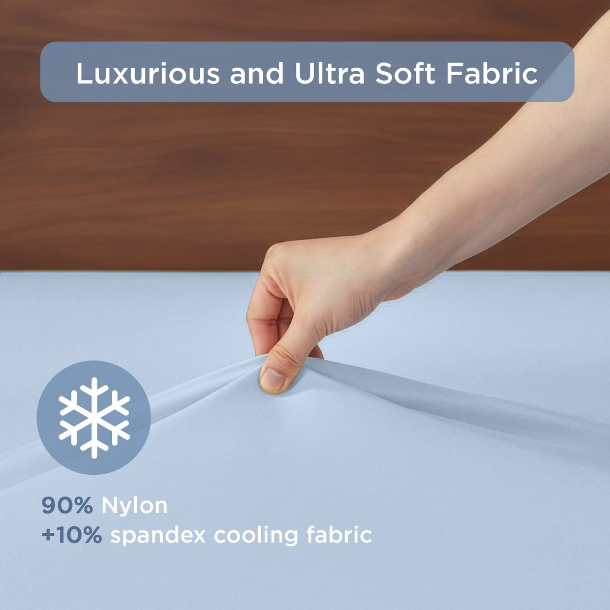 Sublime Serenity Luxury Sheet Set - Ice Blue