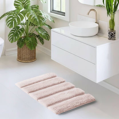Tufted Pearl Channel Rug - Blush