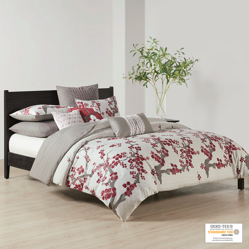 Cherry Blossom Duvet Cover Mini Set - Multi