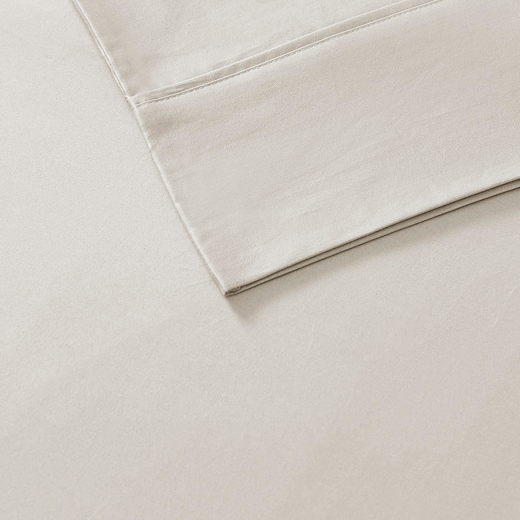 300 Thread Count 100% Organic Cotton Deep Pocket Sheet Set - Ivory