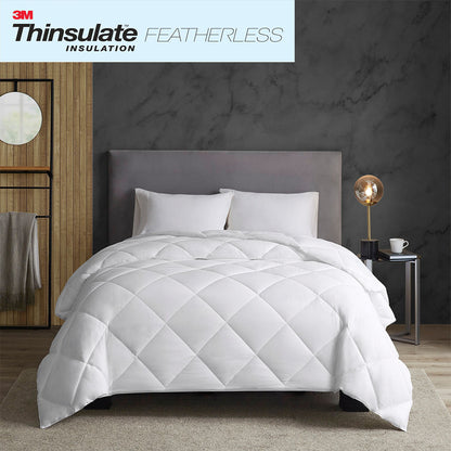 Maximum Warmth Cotton Down Alternative Featherless Comforter - White