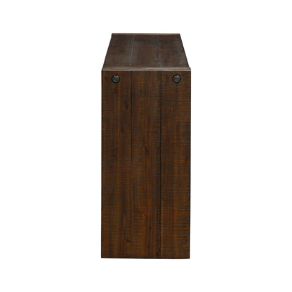 Monterey Counter-Height Wood Console Table (54"W) - Brown