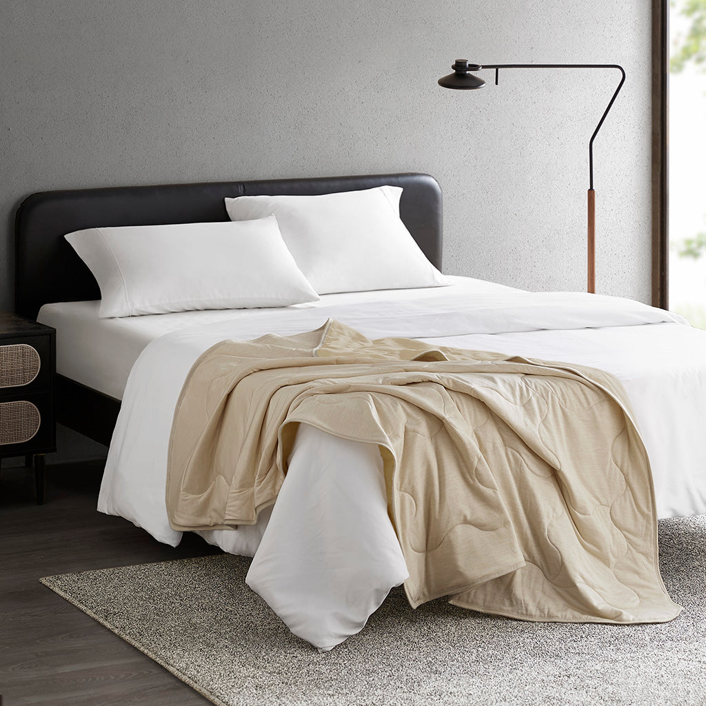 Cooling Touch Down Alternative Throw - Tan