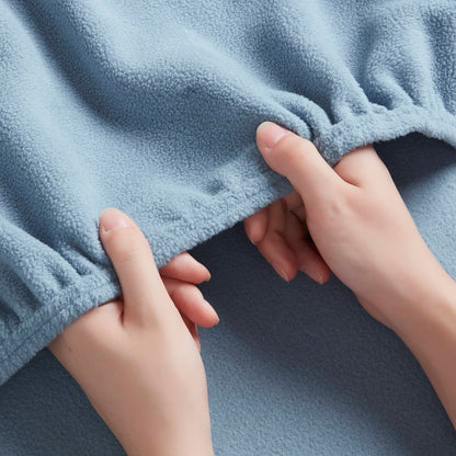 Micro Fleece Sheet Set - Blue