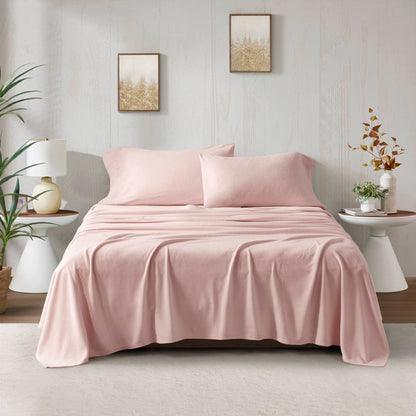Micro Fleece Sheet Set - Blush