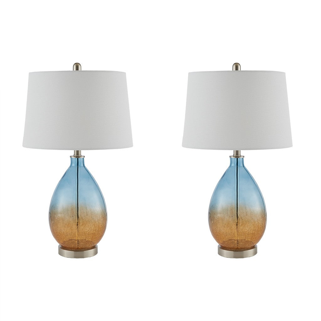Cortina Blue Table Lamp Set of 2