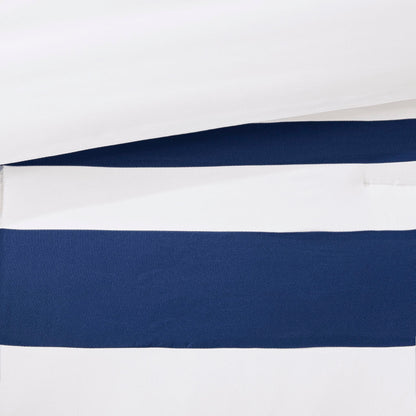 Heritage 8 Piece Comforter and Quilt Set Collection - Navy