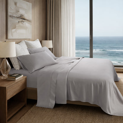 Elina Supima Cotton Sheet Set - Grey