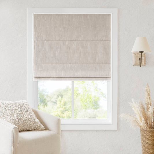 Quincy Cordless Roman Shade - Linen