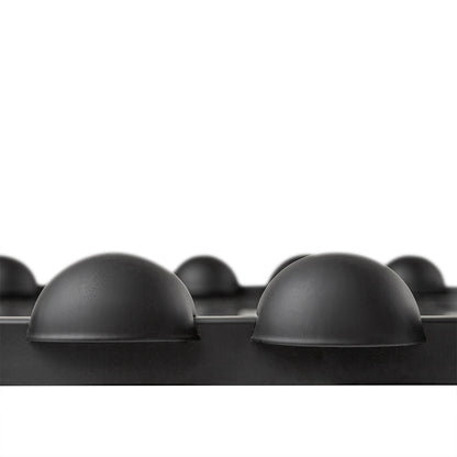 Marlowe Beaded Round Wall Mirror - Black