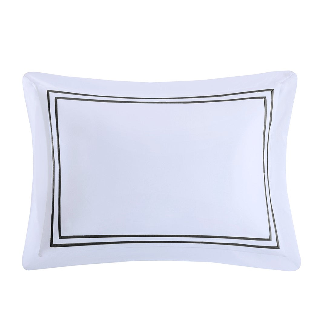 Luxury Collection 1000 TC Embroidered Cotton Sateen 5 PC Comforter Set