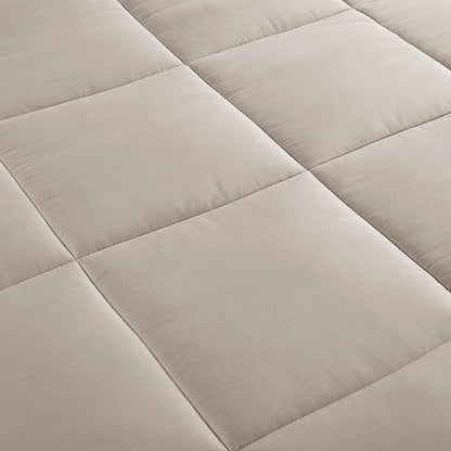 Winfield 300 Thread Count Cotton Shell Luxury Down Alternative Comforter - Tan