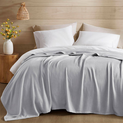 Bamboo Cotton Rayon Blanket - Grey