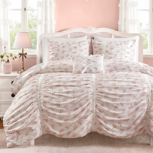 Anabelle Comforter Set - Pink