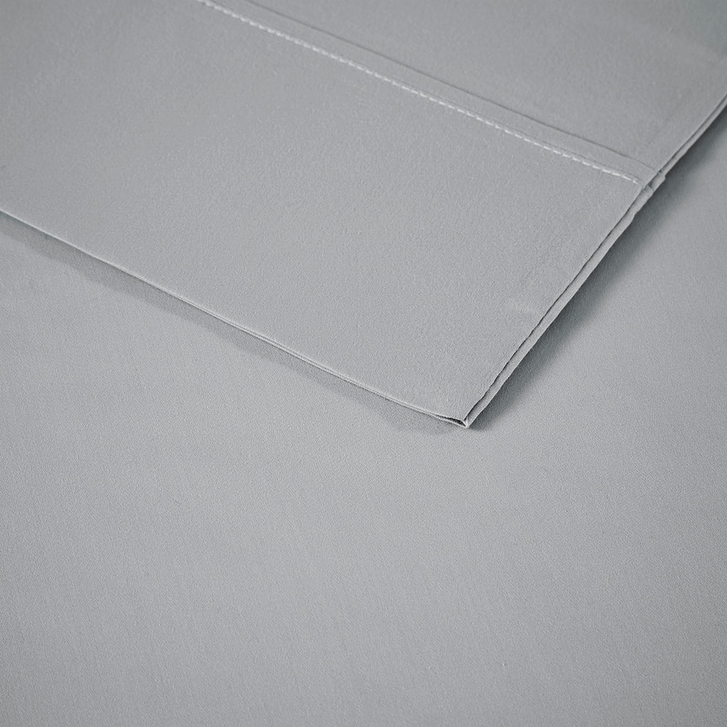 1500 Thread Count Cotton Blend 2 PC Pillowcases - Grey