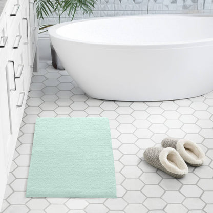 Marshmallow Bath Rug Collection - Seafoam
