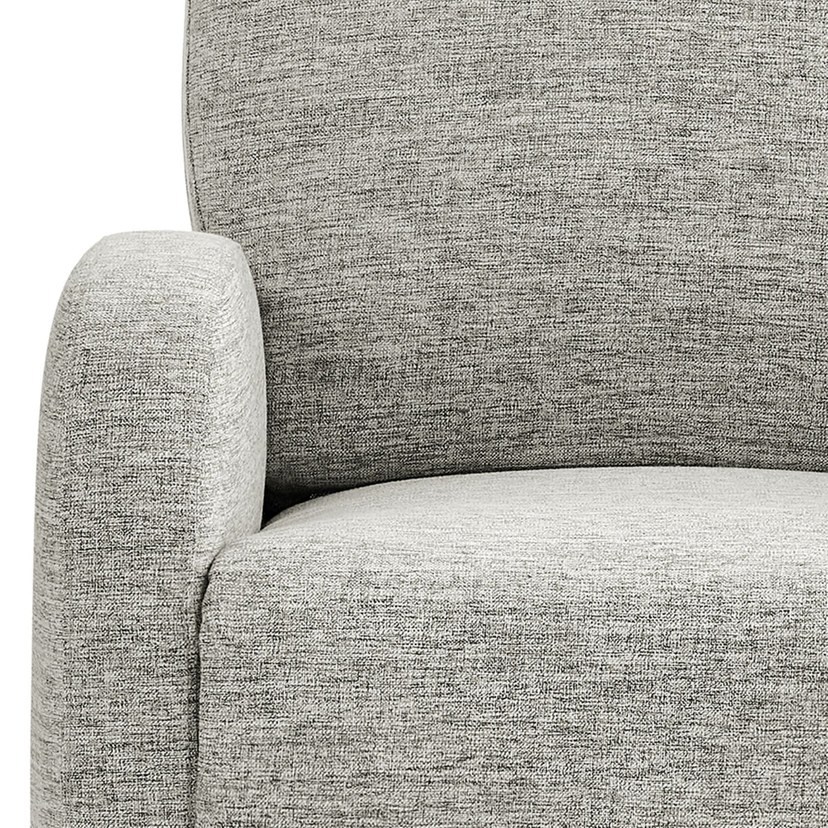 Raylin Upholstered Push Back Recliner - Grey