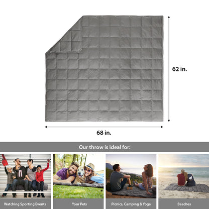 Hadly Wearable Multipurpose Throw - Grey