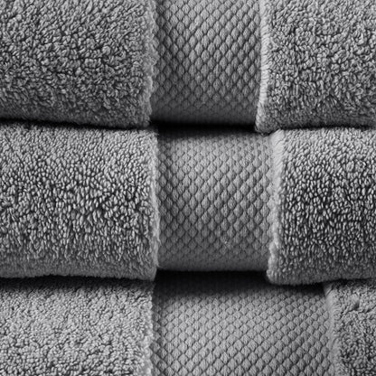 Splendor 1000gsm 100% Cotton 6 Piece Towel Set - Charcoal