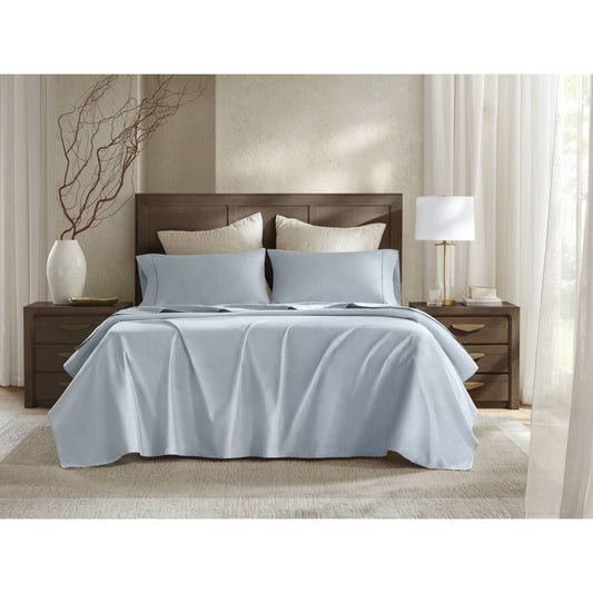 100% Egyptian Cotton Sateen Sheet Set - Blue