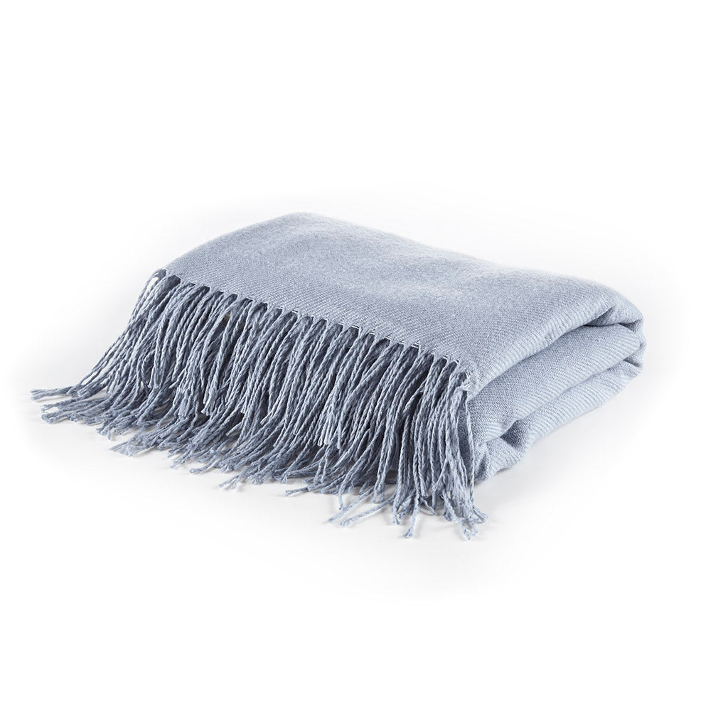Zennia 7 Piece Printed Seersucker Comforter Set with Throw Blanket - Blue