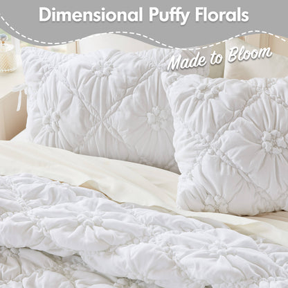 Lily Comforter Set - White