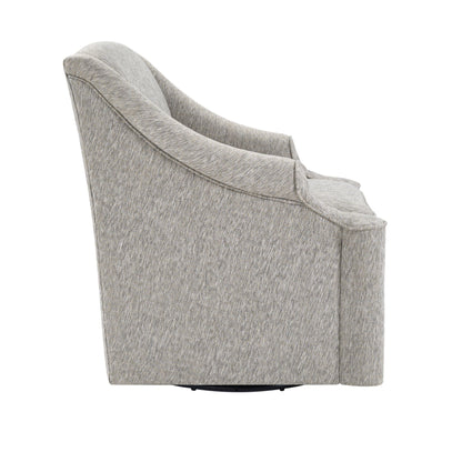 Justin Swivel Glider Chair - Grey Multi
