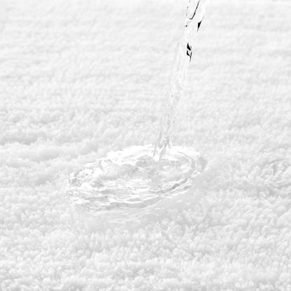 Splendor 100% Cotton Tufted 3000 GSM Reversible Bath Rug - White