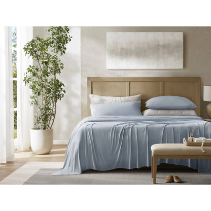 Cooling Stretch Jersey Sheet Set - Blue