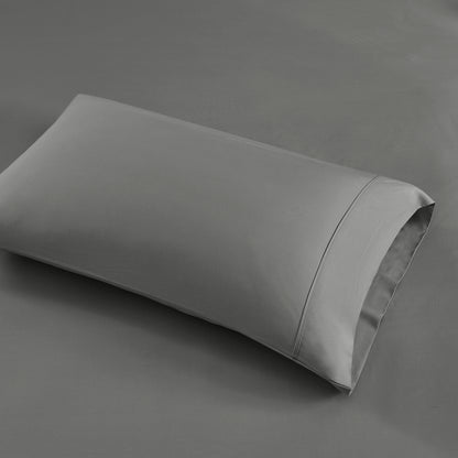 1000 Thread Count HeiQ Smart Temperature Cotton Blend 4 PC Sheet Set - Charcoal