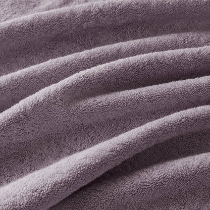 800GSM 100% Cotton 8 Piece Towel Set - Light Purple