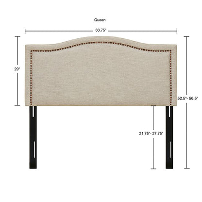 Nadine Upholstery Headboard - Natural